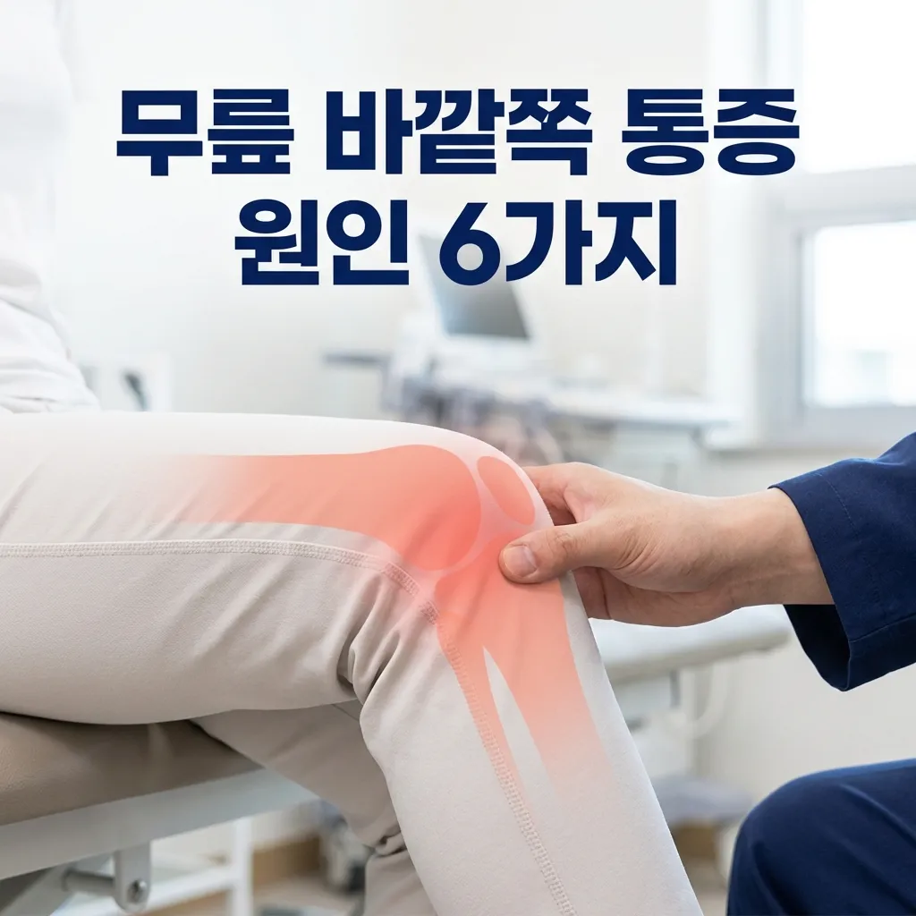 무릎 바깥쪽 통증 원인 6가지 중 가장 흔한 건?