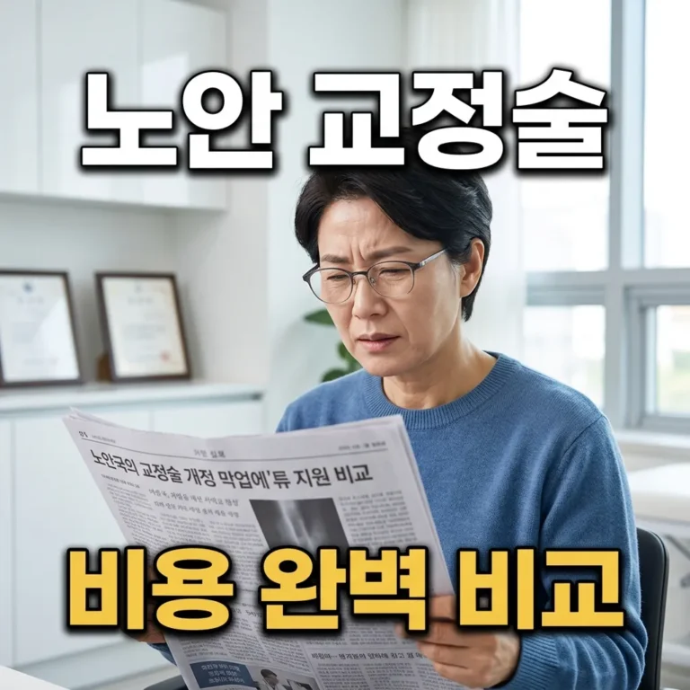 노안 교정술 비용 라식 렌즈삽입 3가지 방식 가격 비교